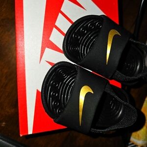 Nike baby slides